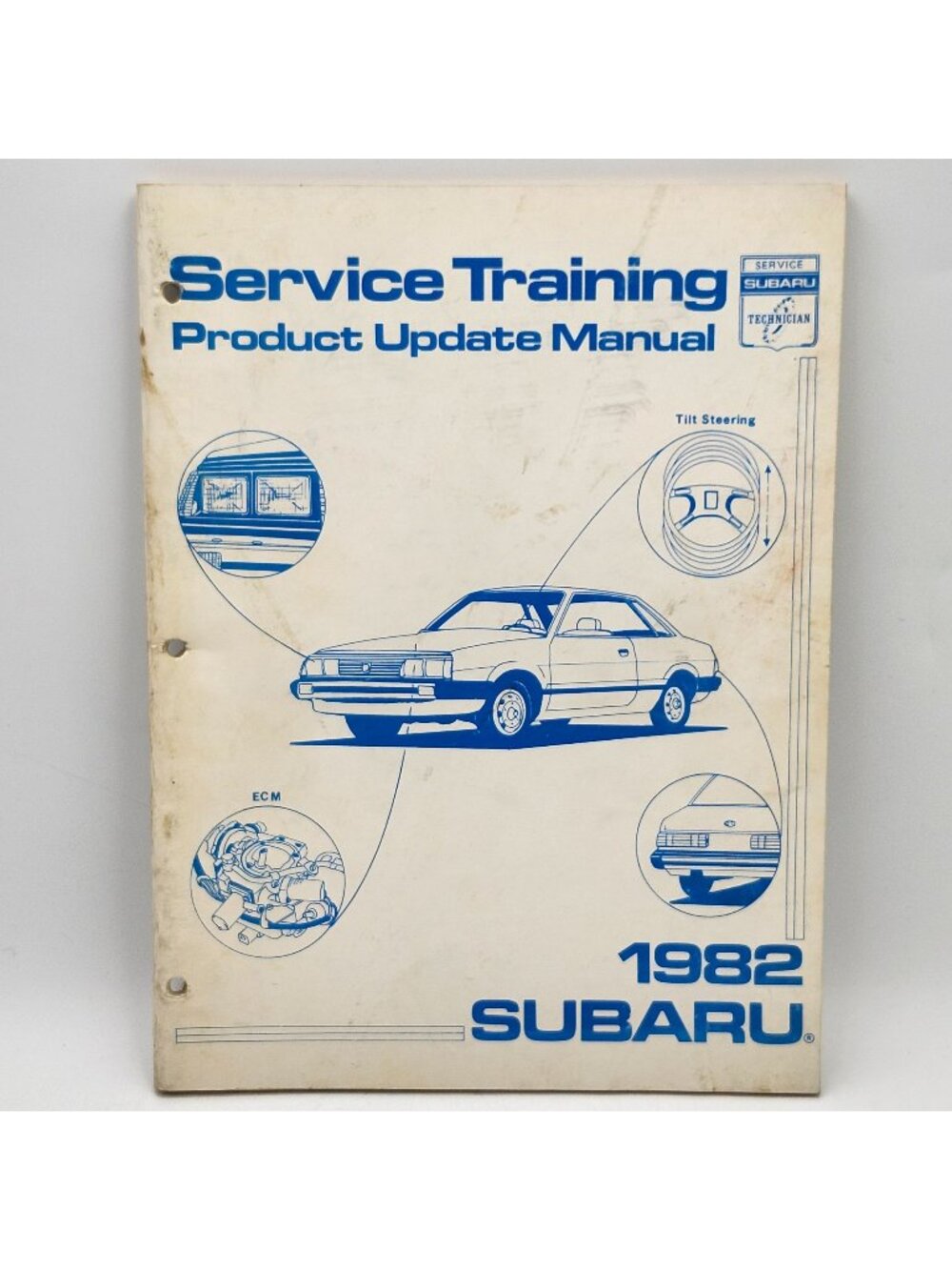 1982 Subaru Service Training Product Update Manual Vintage